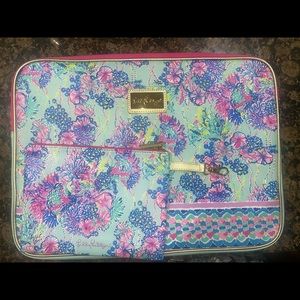 Like New Lilly Pulitzer Laptop Sleeve - with extra case